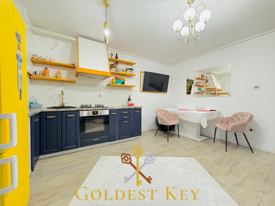 Apartament modern cu 2 camere și terasă generoasă amenajată 