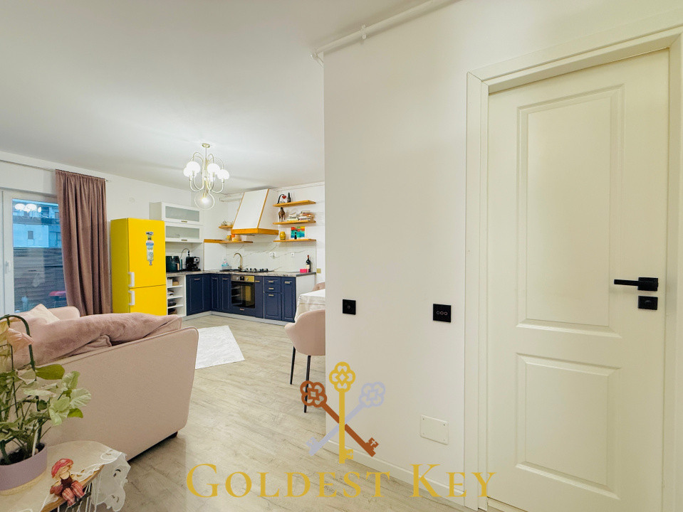 Apartament modern cu 2 camere și terasă generoasă amenajată 