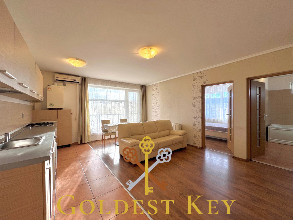 Apartament mobilat și utilat, 2 camere la 55mp și terasă! Zona Petrom