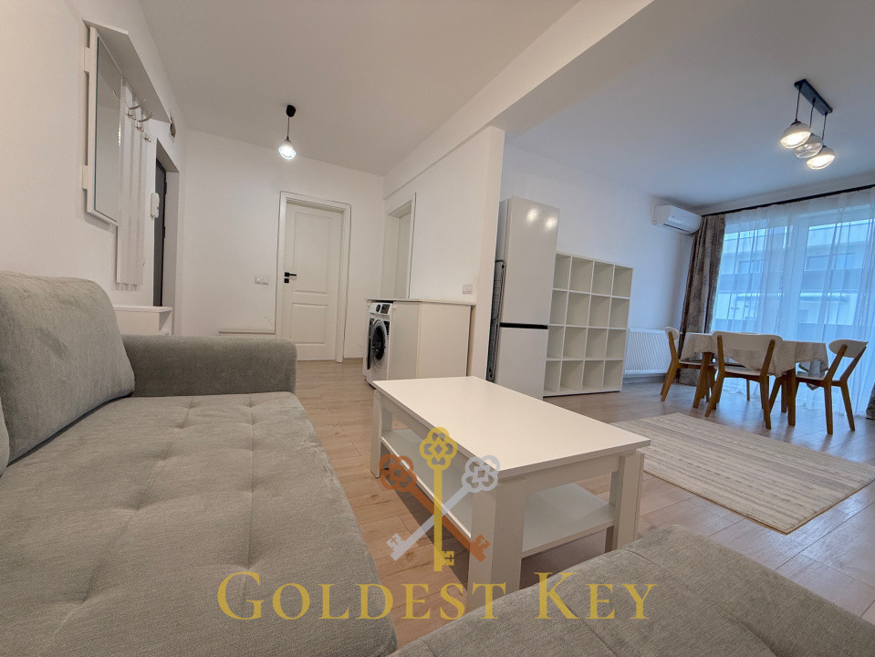 Apartament complet mobilat și utilat la cheie -500€ cu garaj subteran 