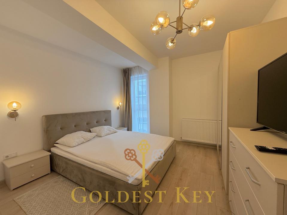 Apartament complet mobilat și utilat la cheie -500€ cu garaj subteran 