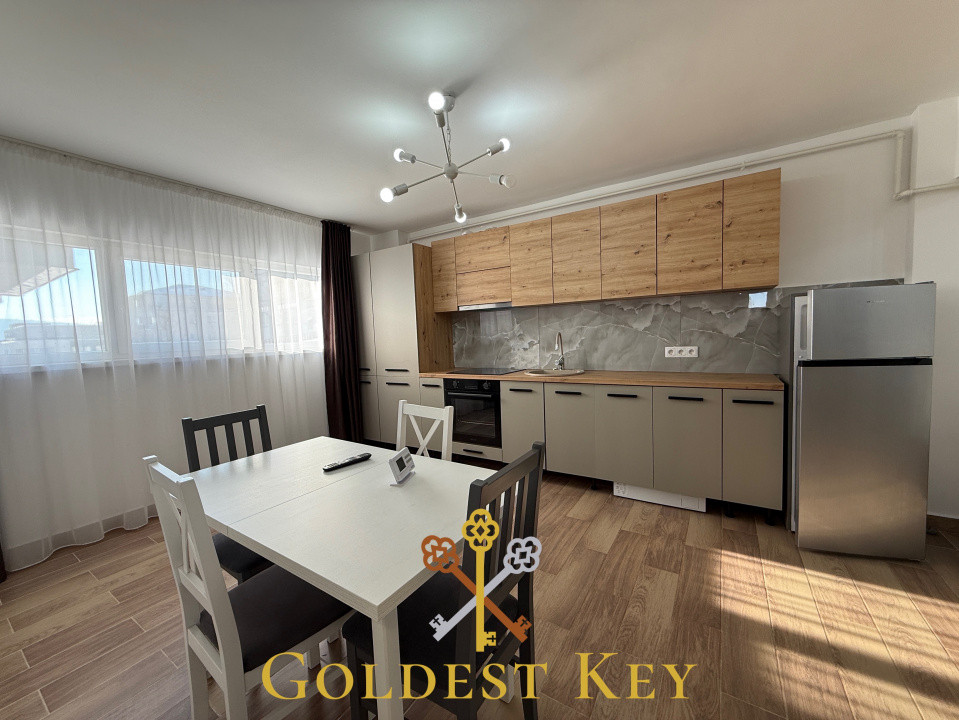 Apartament cu 3 camere finisat și mobilat complet