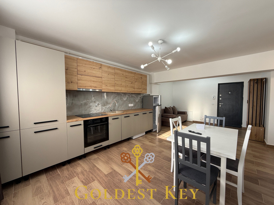 Apartament cu 3 camere finisat și mobilat complet