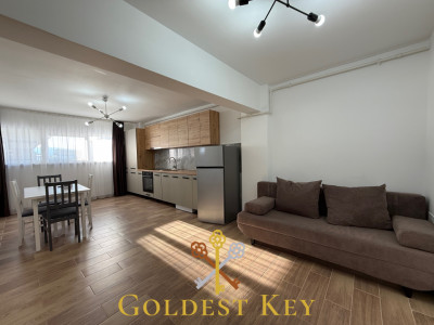 Apartament cu 3 camere finisat și mobilat complet