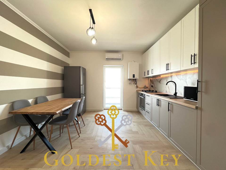 La prima închiriere! Apartament modern, complet mobilat și utilat!