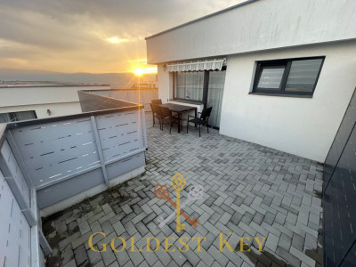 Apartament la cheie cu 2 camere și terasă generoasă 