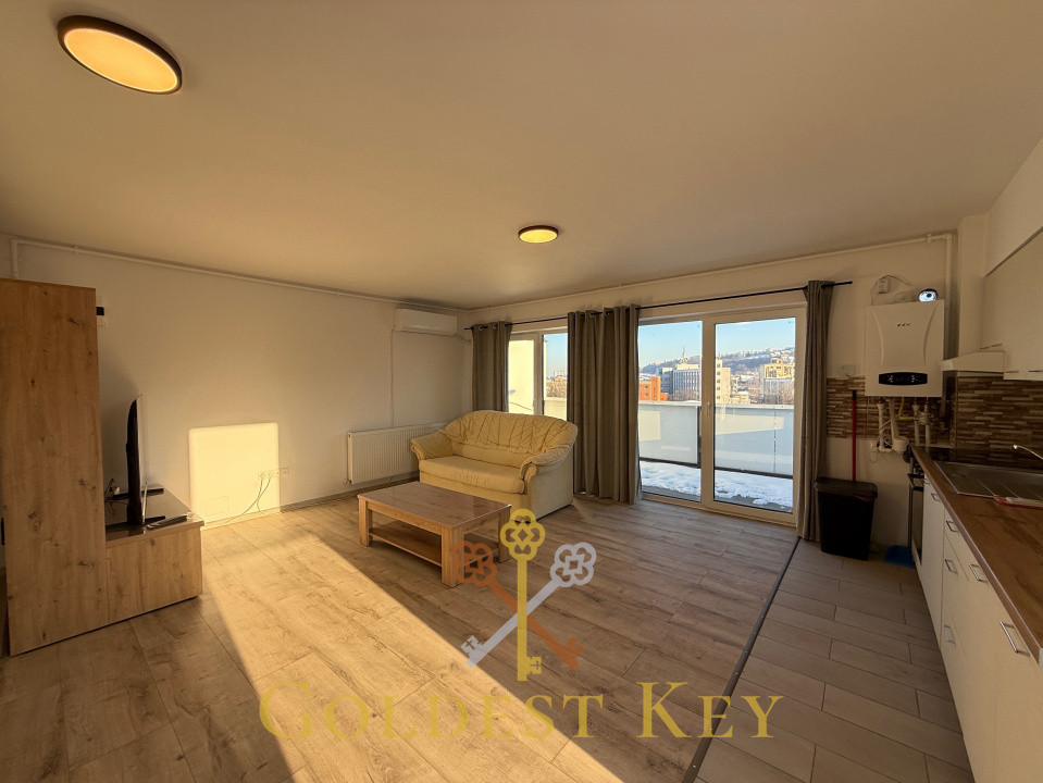 La prima închiriere- apartament cu 2 camere generoase și 2 terase 