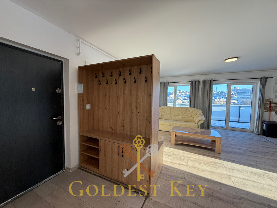 La prima închiriere- apartament cu 2 camere generoase și 2 terase 