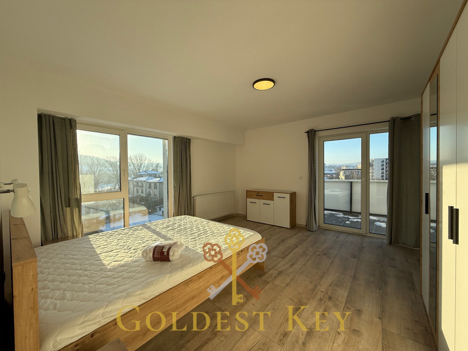 La prima închiriere- apartament cu 2 camere generoase și 2 terase 