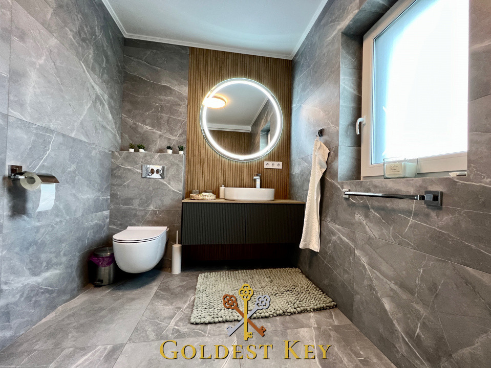 Casa individuală ultramodernă 4 camere 2 băi, încălzire în pardoseală 