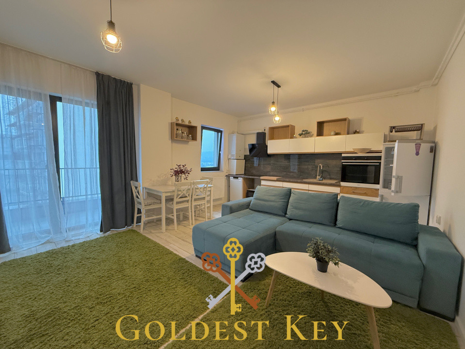 Apartament modern cu 2 camere, balcon și parcare subterană 