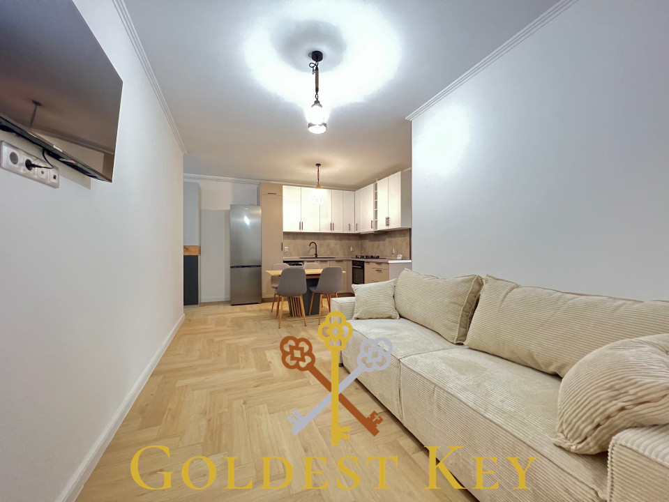 Prima închiriere! Apartament modern cu 2 camere, mobilat și utilat! 