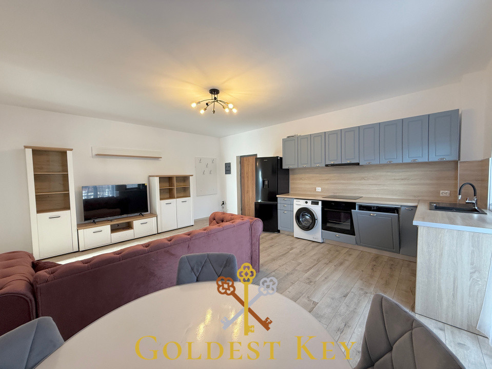 Apartament modern cu 2 camere, balcon și 2 locuri de parcare