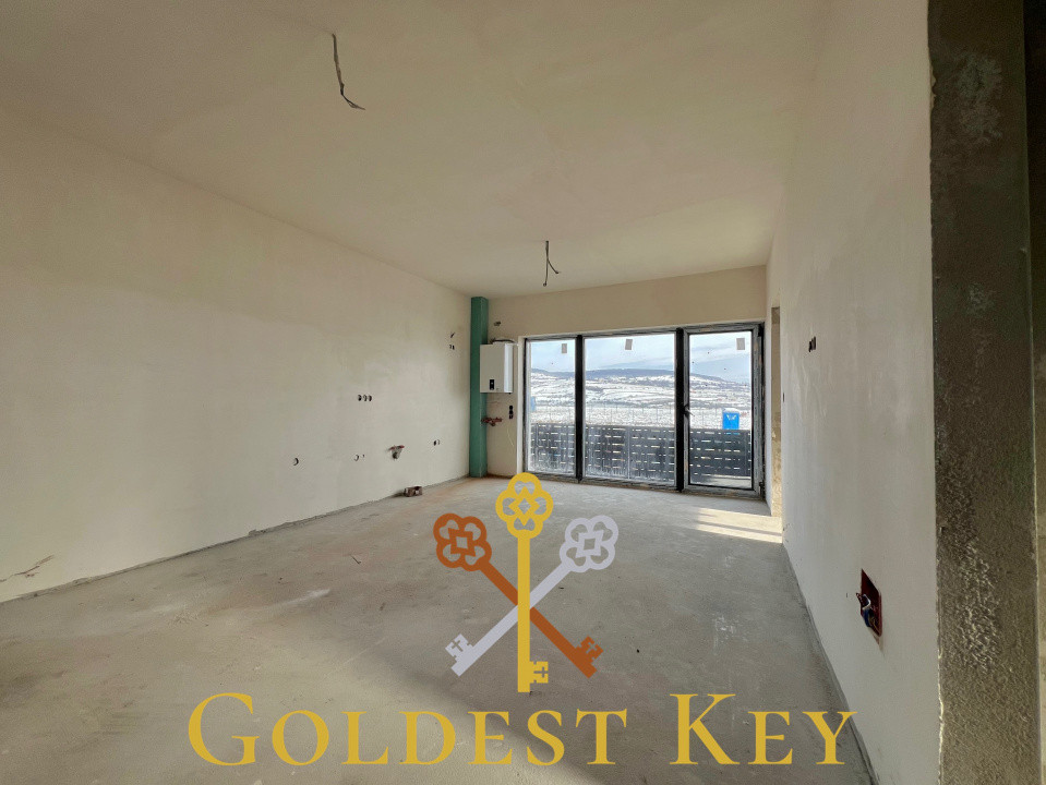 Nou! Apartament semifinisat cu 2 camere și parare! Zona Petrom