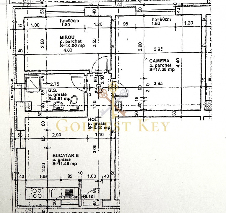 Apartament cu 3 camere și 2 balcoane plus parcare IRIS