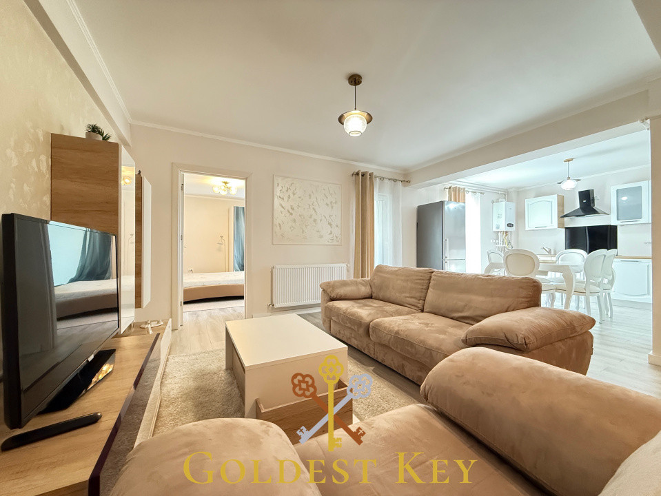 Apartament modern spațios cu 2 camere și balcon. PET-FRIENDLY