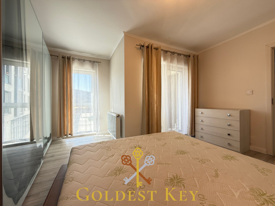 Apartament modern spațios cu 2 camere și balcon. PET-FRIENDLY