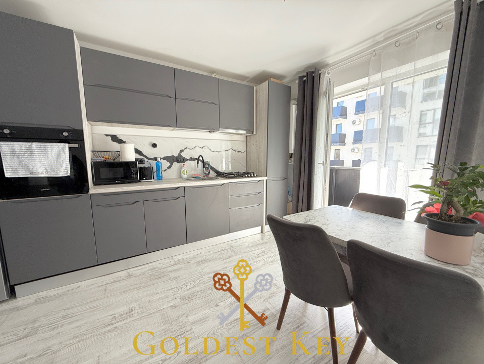 Apartament cu 2 camere, balcon și parcare subterană extra 