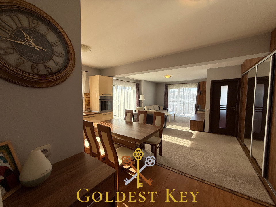 Apartament cu 2 camere și terasă, etaj intermediar BACIU