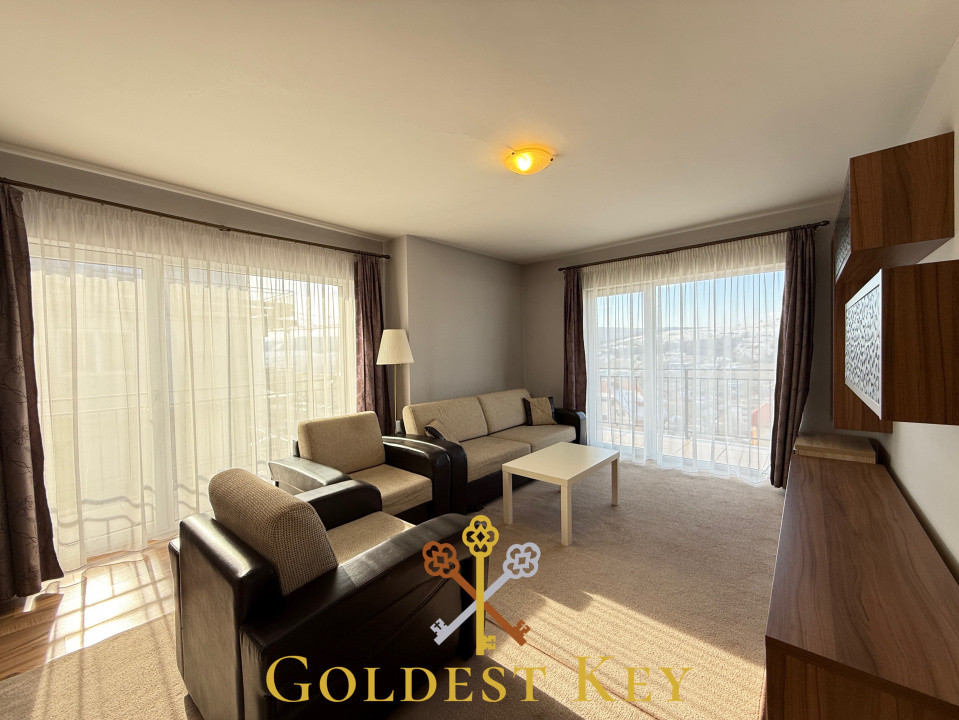 Apartament cu 2 camere și terasă, etaj intermediar BACIU