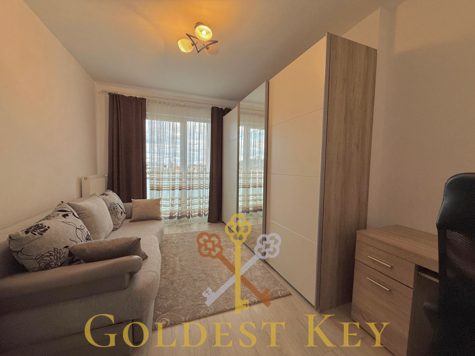 Platinia! Apartament modern cu 3 camere, 2 băi, terasă și parcare!