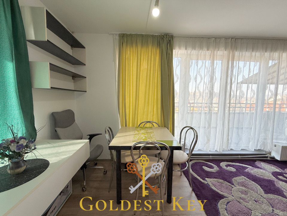 Apartament cu 1 camere decomandat, terasă și parcare