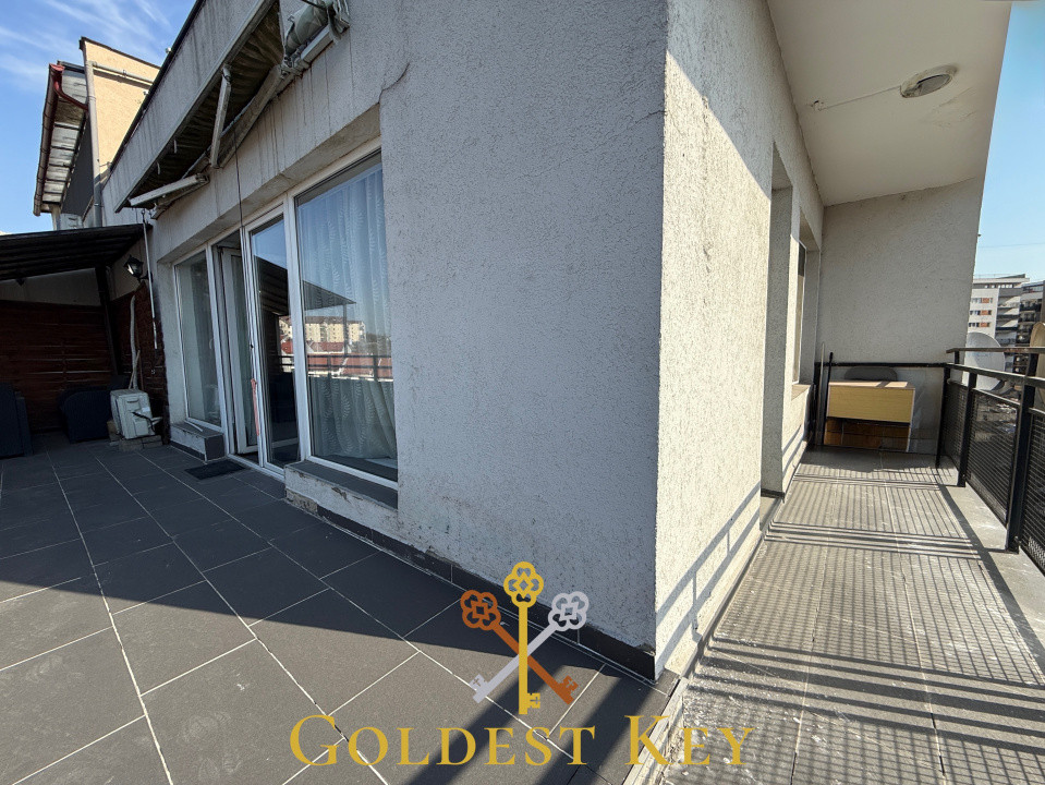 Apartament cu 1 camere decomandat, terasă și parcare