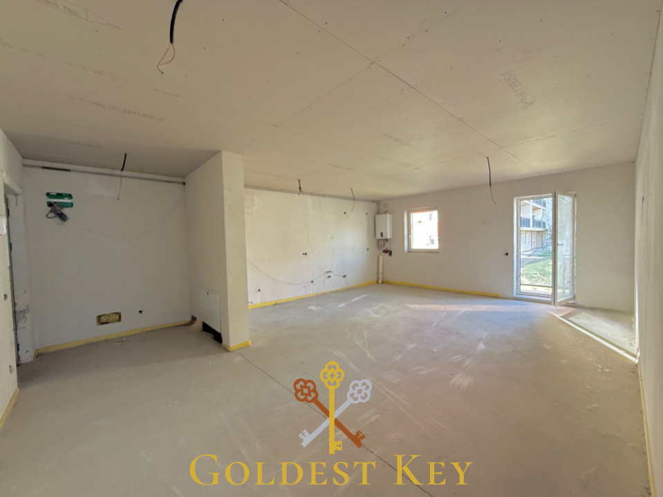 Apartament SEMIFINISAT cu 2 camere, terasă și parcare subterană 