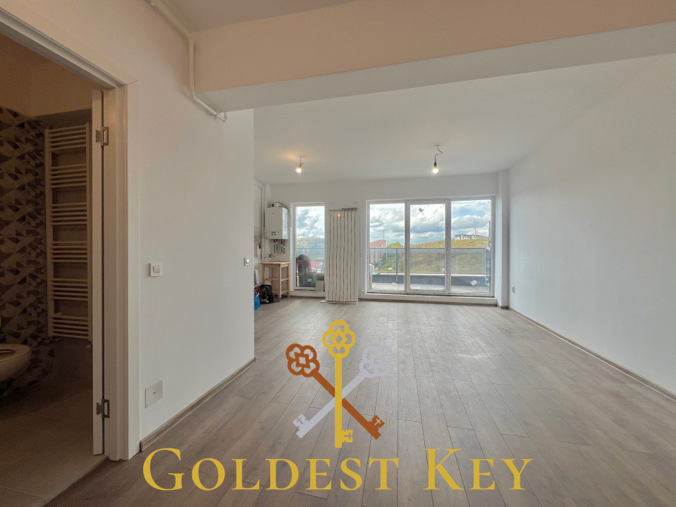 Nou! Apartament finisat cu o cameră, terasă și parcare!