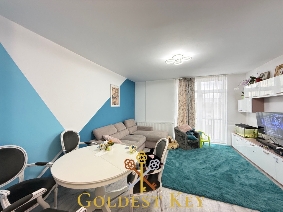 Apartament cu 3 camere, balcon și garaj Baciu-Cluj