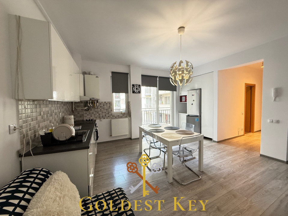 ACCESIBILITATE - Apartament central cu 2 camere și balcon generos 