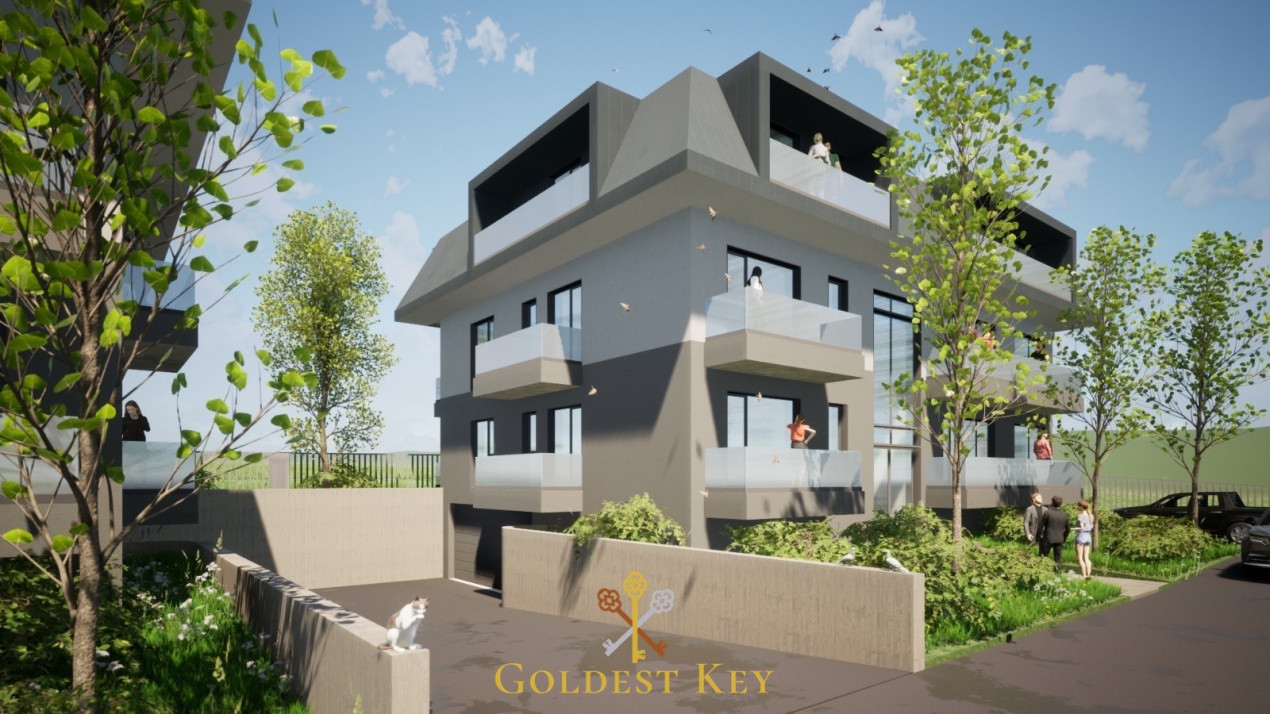 Apartament cu 2 camere și balcon. Baciu TVA inclus 