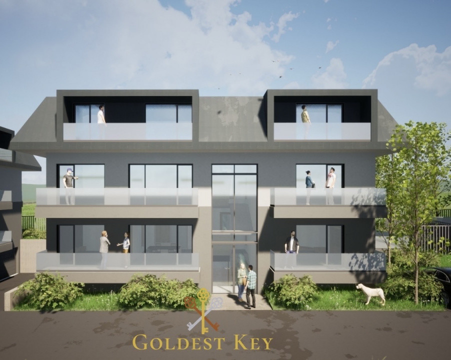 Apartament cu 2 camere și balcon. Baciu TVA inclus 