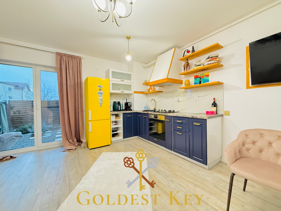 Apartament modern cu 2 camere și terasă generoasă amenajată 