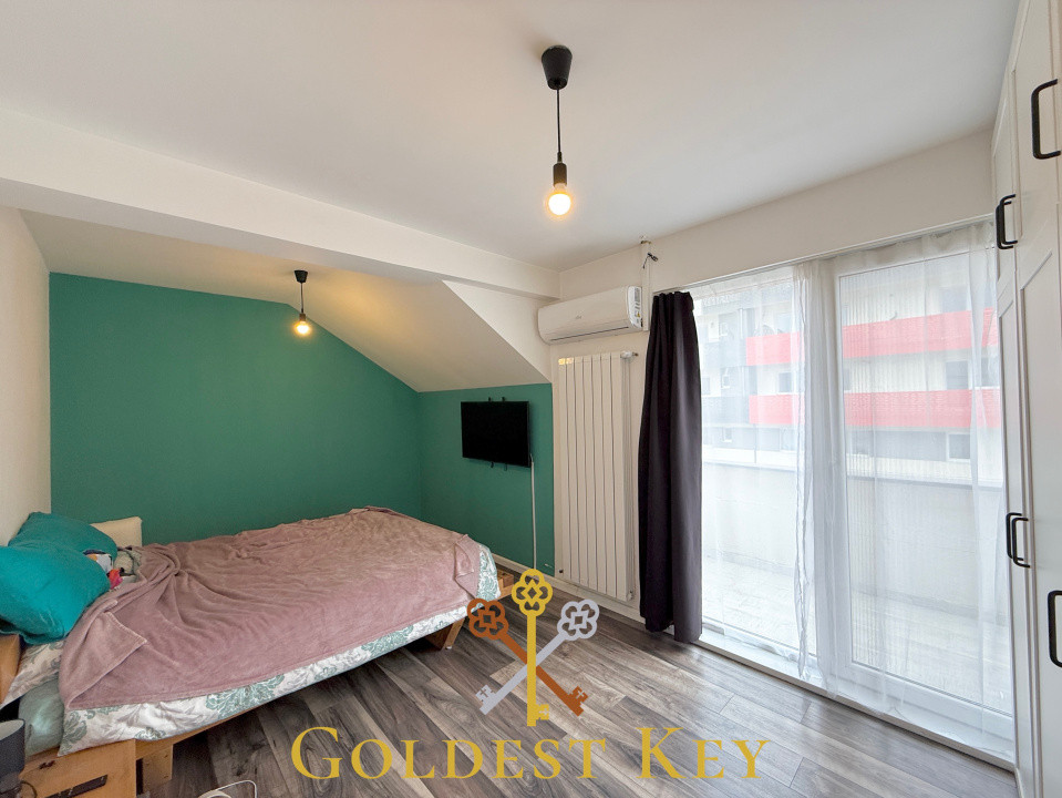 Apartament cu 3 camere, balcon, boxă de depozitare și garaj