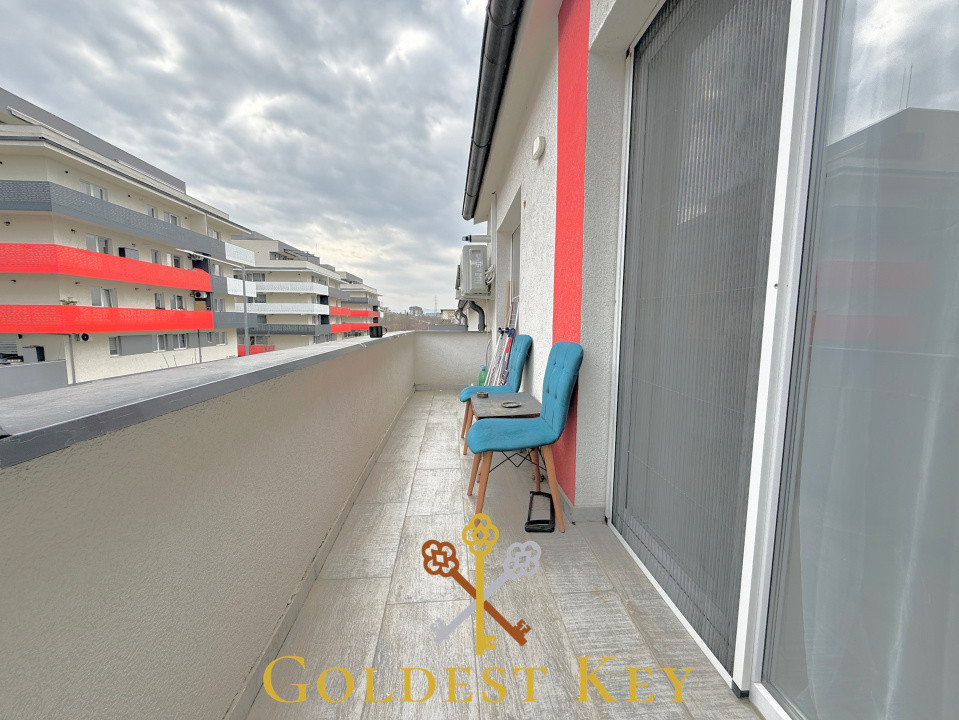 Apartament cu 3 camere, balcon, boxă de depozitare și garaj