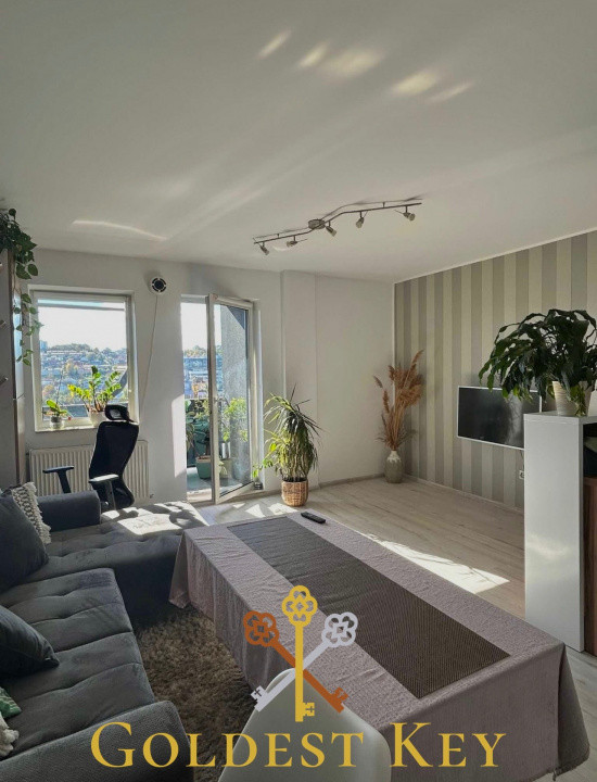 Apartament modern cu 2 camere, terasă, parcare și boxă! Dâmbul Rotund 