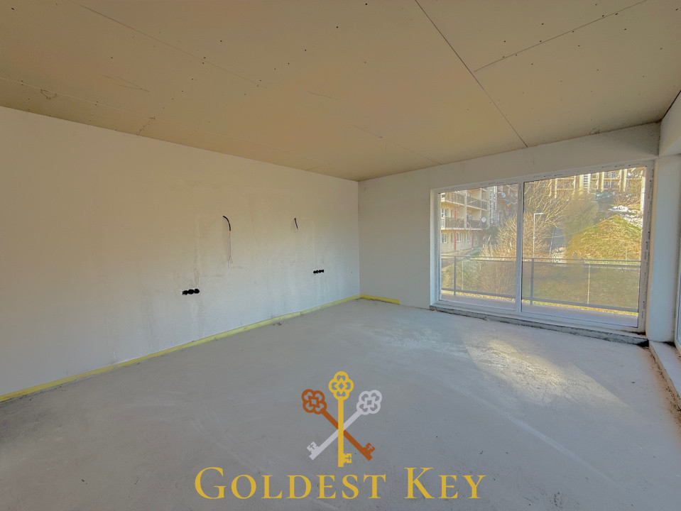 Apartament SEMIFINISAT cu 2 camere, terasă și parcare subterană 