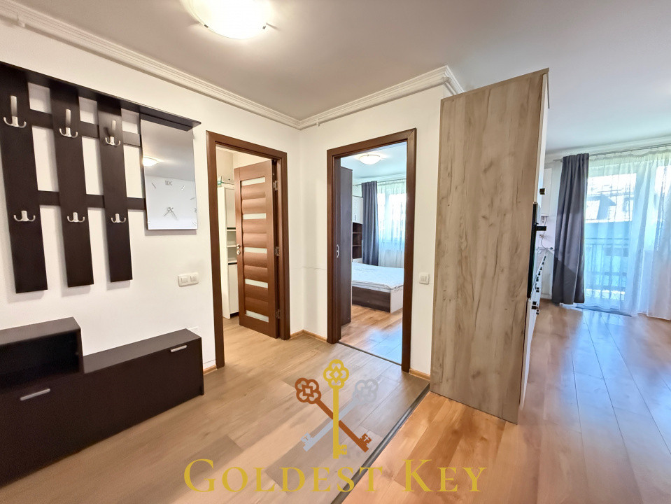 Apartament cu 2 camere, balcon și parcare subterană 