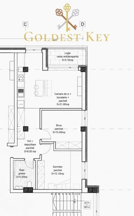 Nou! Apartament cu 3 camere și parcare subterană în Baciu! Clasa A!