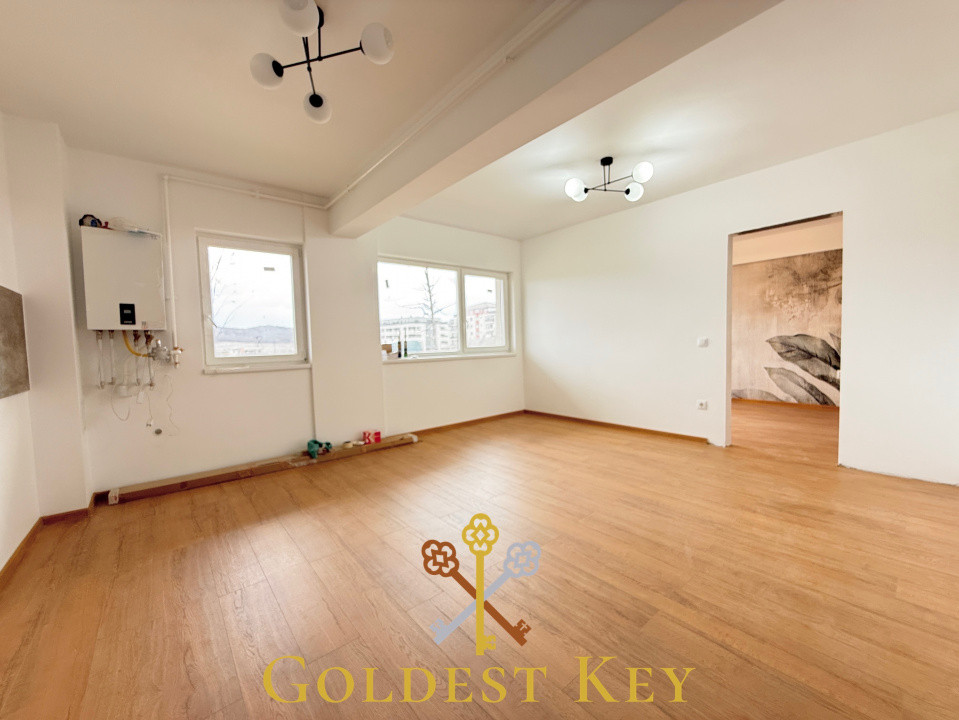 Apartament cu 3 camere, încălzire în pardoseală 