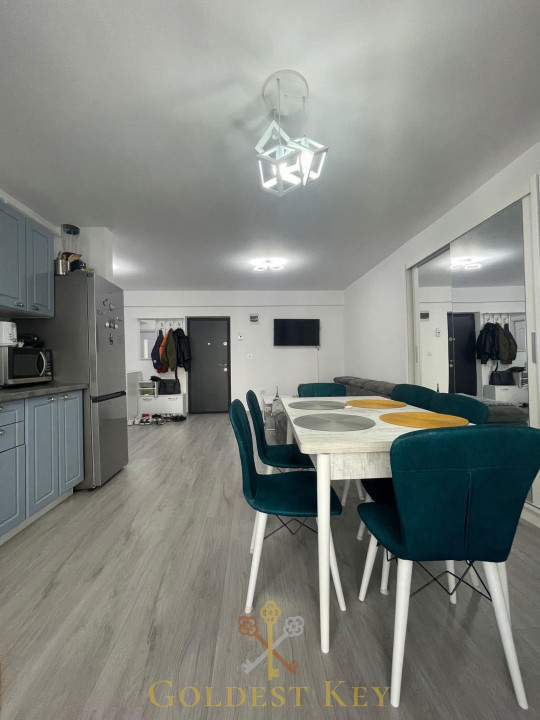 Apartament modern cu 2 camere, balcon, parcare subterană 