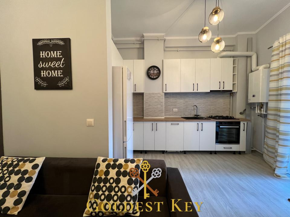 Pet-friendly Apartament cu 2 camere, balcon, garaj subteran 