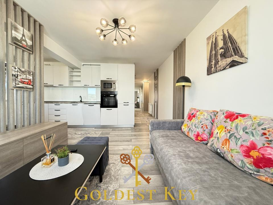 Apartament NOU cu 2 camere, balcon și parcare subterană 