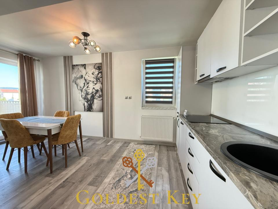 Apartament NOU cu 2 camere, balcon și parcare subterană 