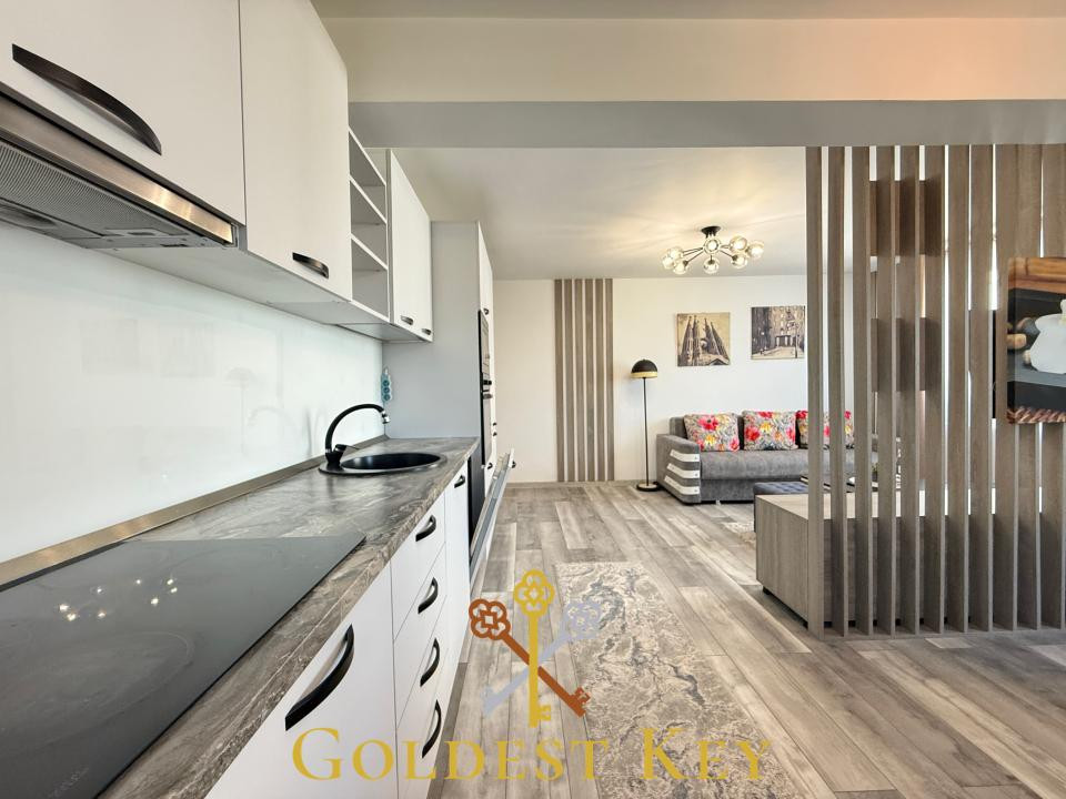 Apartament NOU cu 2 camere, balcon și parcare subterană 