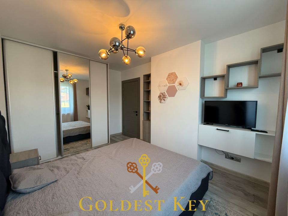 Apartament NOU cu 2 camere, balcon și parcare subterană 
