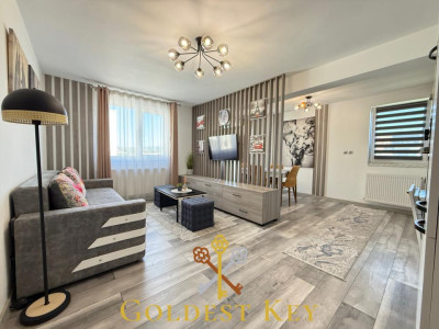 Apartament NOU cu 2 camere, balcon și parcare subterană 