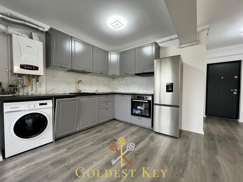 Apartament NOU cu 2 camere, balcon și parcare subterană 
