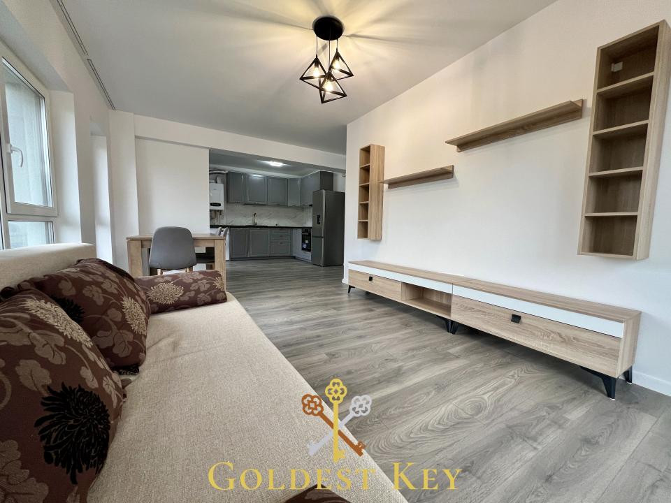 Apartament NOU cu 2 camere, balcon și parcare subterană 